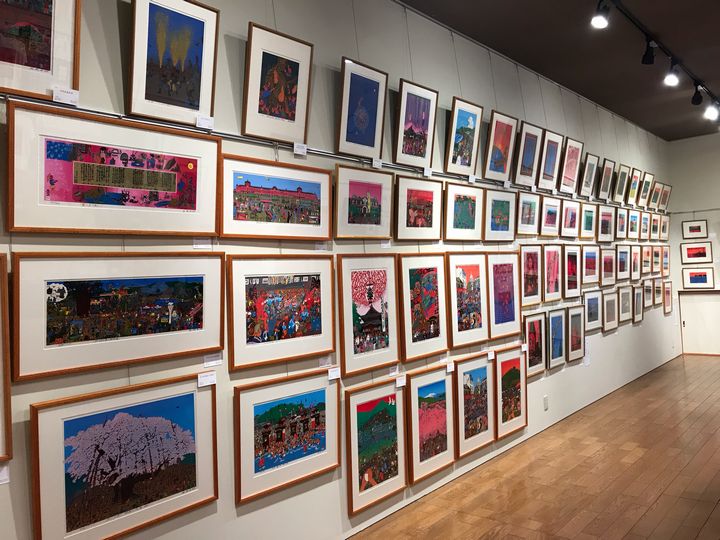 『斎藤吾朗 版画展 ー初期作品から新作までー』初日