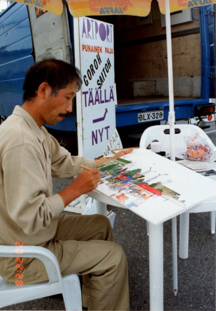 『斎藤吾朗 水彩画展／加藤好康 作陶展』6日目